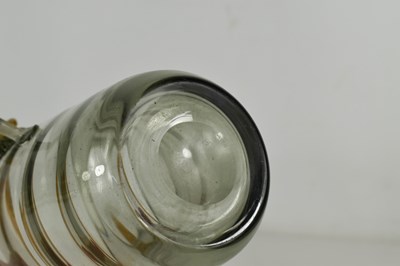 Lot 24 - A Holmgaard smoky glass mid century ice bucket,...