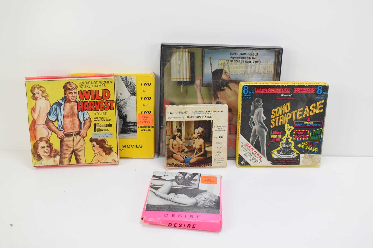 Lot 43 - A group of vintage 8mm adult films.